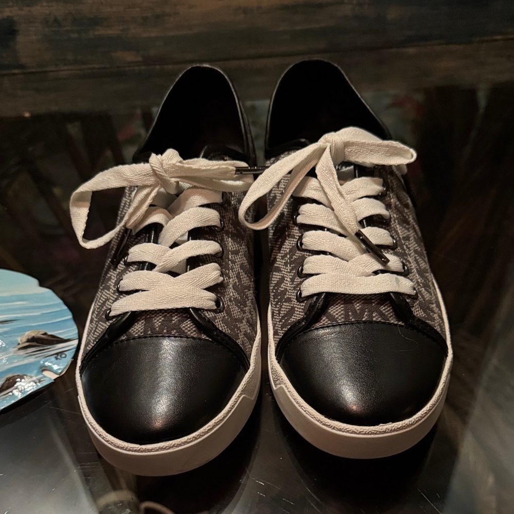 Michael Kors Black and White Women's Sneakers